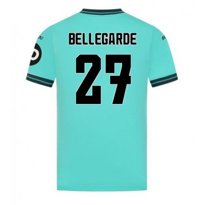 Moški Nogometni dresi Wolves Jean-Ricner Bellegarde #27 Gostujoči 2025-26 Kratek Rokav Moški Nogometni dresi Wolves Jean-Ricner Bellegarde #27 Gostujoči 2025-26 Kratek Rokav